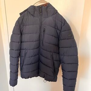 Michael Kors Dark Blue Puffer Jacket